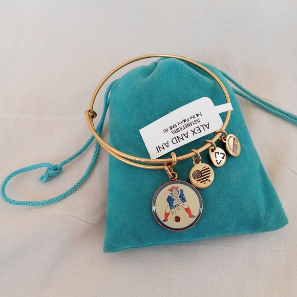 Alex and Ani PAT THE PATRIOT EXPANDABLE GOLD Bracelet New! - Picture 1 of 3